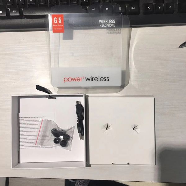 Power 3 g5 wirele bluetooth headphone with mic control port earphone ear hook with retail box
Power 3 g5 wirele bluetooth headphone with mic control port earphone ear hook with retail box