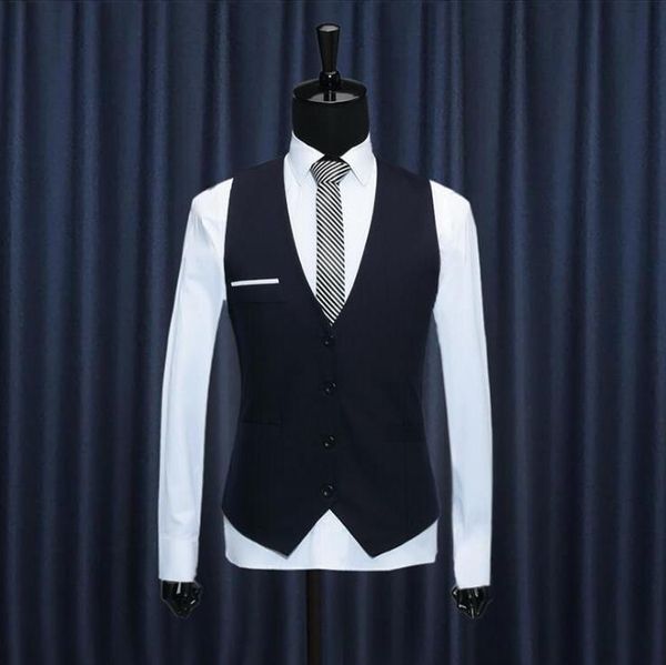 men's vests 2021 korean d slim fit skinny dress waistcoat business casual men suit vest s-3xl, Black;white
men's vests 2021 korean d slim fit skinny dress waistcoat business casual men suit vest s-3xl, Black;white