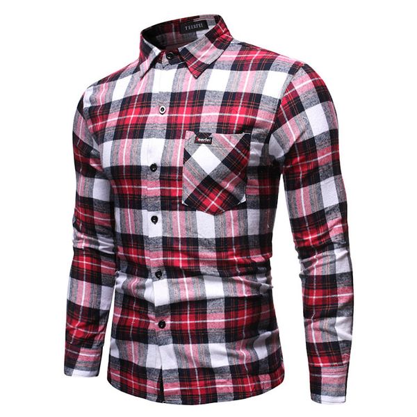 plaid print mens casual shirts fashion loose square collar mens designer shirts long sleeve single breasted males clothing, White;black
plaid print mens casual shirts fashion loose square collar mens designer shirts long sleeve single breasted males clothing, White;black