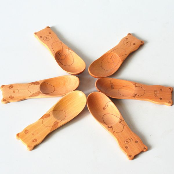 50pcs/lot japanese cute small dessert spoons children kids ice cream dessert animal spoon bear cat wooden spoon
50pcs/lot japanese cute small dessert spoons children kids ice cream dessert animal spoon bear cat wooden spoon