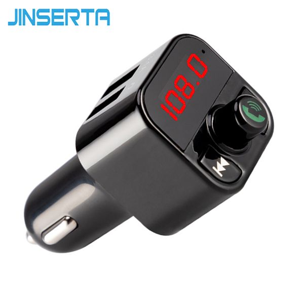 jinserta car styling bluetooth fm transmitter hands car kit mp3 player tf usb flash music adapter dual usb charging
jinserta car styling bluetooth fm transmitter hands car kit mp3 player tf usb flash music adapter dual usb charging