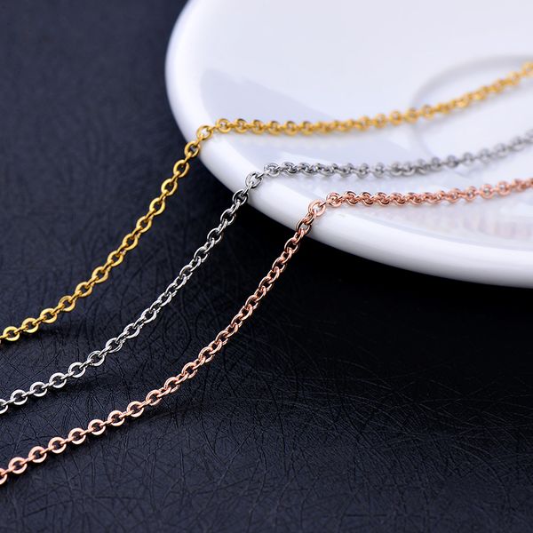 wholesale low price silver gold rose gold color 1.6mm 2mm 2.3mm stainless steel hammer cross chain necklace fit pendant length 45+5cm
wholesale low price silver gold rose gold color 1.6mm 2mm 2.3mm stainless steel hammer cross chain necklace fit pendant length 45+5cm