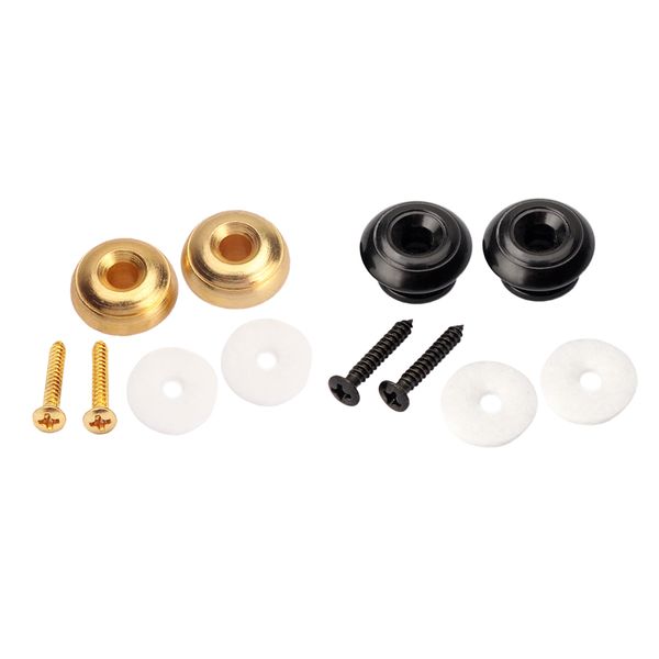 2 set guitar mushroom head strap ukulele mandolin buttons straplocks buckle golden+black, Black;brown
2 set guitar mushroom head strap ukulele mandolin buttons straplocks buckle golden+black, Black;brown