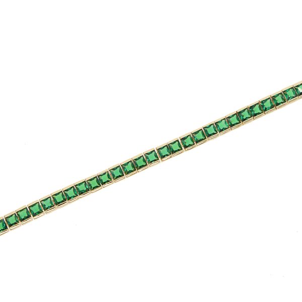 wholesale- green rainbow baguette cubic zirconia 30+10cm choker wedding gorgeous women necklace, Silver
wholesale- green rainbow baguette cubic zirconia 30+10cm choker wedding gorgeous women necklace, Silver