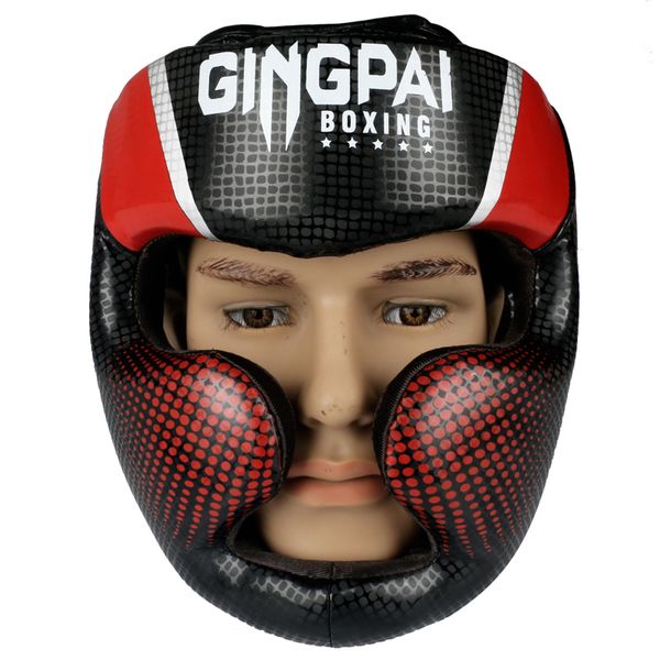 full-covered boxing helmet muay thai pu leather training sparring boxing headgear head gear equipment safe fit men and women
full-covered boxing helmet muay thai pu leather training sparring boxing headgear head gear equipment safe fit men and women