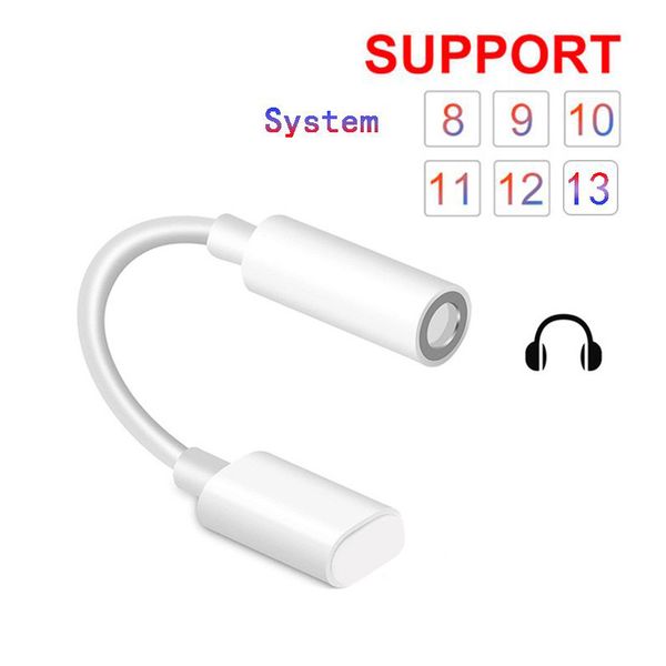 Earphone adapter audio converter lighting to 3 5mm jack aux headphone cable for y tem 13 12 11 10 9 8
Earphone adapter audio converter lighting to 3 5mm jack aux headphone cable for y tem 13 12 11 10 9 8
