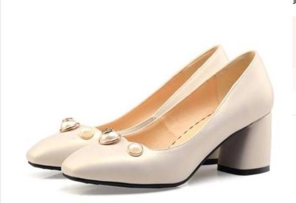 2019 women's shoes in spring and autumn with new style high heel coarse heel square head @67, Black
2019 women's shoes in spring and autumn with new style high heel coarse heel square head @67, Black