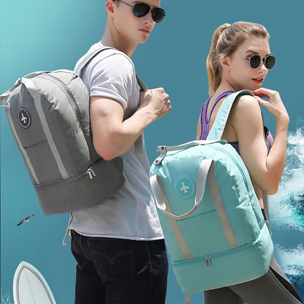 outdoor waterproof travel backpack with shoes compartment large capacity clothes storage dry wet separation foldable backpacks
outdoor waterproof travel backpack with shoes compartment large capacity clothes storage dry wet separation foldable backpacks