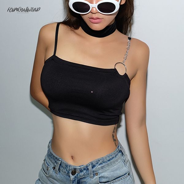 summer camis strap tank short sleeveless black crop casual fashion camisole women tees shirt punk style, White
summer camis strap tank short sleeveless black crop casual fashion camisole women tees shirt punk style, White