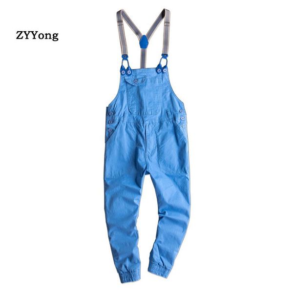 blue khaki overalls men jumpsuit bib beam feet ankle length korean hip hop streetwear big pocket cargo pants trousers clothing, Black
blue khaki overalls men jumpsuit bib beam feet ankle length korean hip hop streetwear big pocket cargo pants trousers clothing, Black