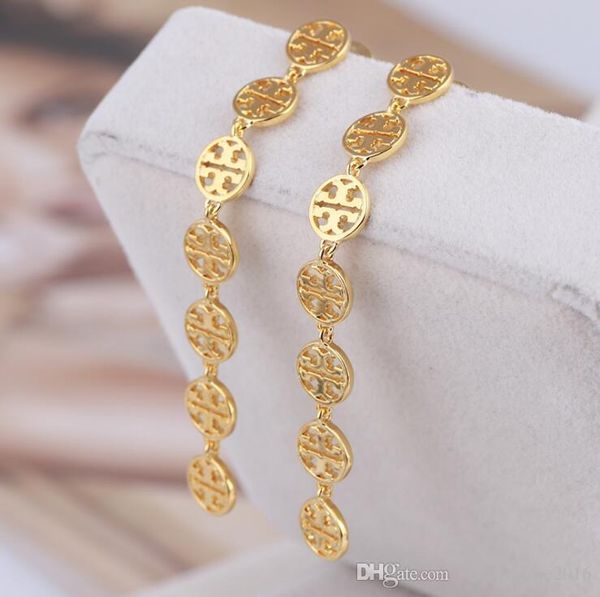 fashion circle hollow gold earrings tassel long luxury designer dangle earrings jewelry for women quality, Silver
fashion circle hollow gold earrings tassel long luxury designer dangle earrings jewelry for women quality, Silver