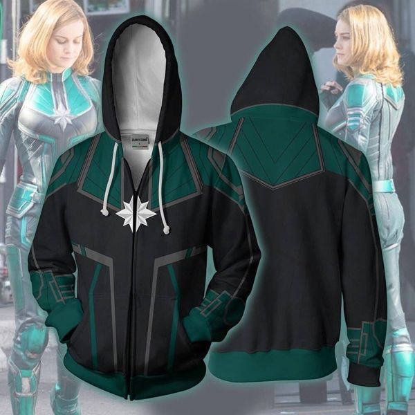 2018 new men hooded iw captain marvel 3d printed hoodies tracksuit zipper hoodie hooded hip hop shipping store, Black
2018 new men hooded iw captain marvel 3d printed hoodies tracksuit zipper hoodie hooded hip hop shipping store, Black
