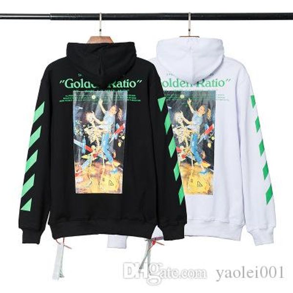 Men fa hion hoodie ow new golden line and gho t dance men and women couple pullover weater, Black
Men fa hion hoodie ow new golden line and gho t dance men and women couple pullover weater, Black