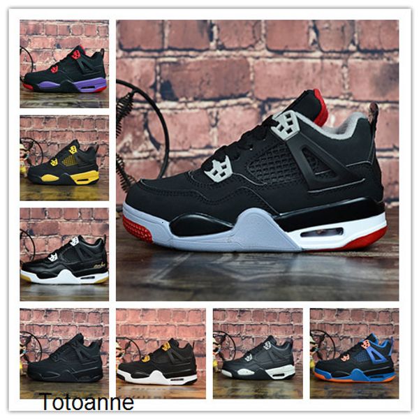 children sports shoes 2020 new bred black purple iv 4s kids basketball shoes outdoor trainers size 11c-3y
children sports shoes 2020 new bred black purple iv 4s kids basketball shoes outdoor trainers size 11c-3y