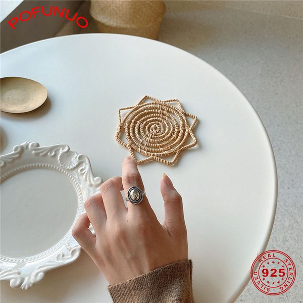 pofunuo 100% 925 sterling silver european fashionable rings women minimalism vintage make old egg glaze rings distressed jewelry, Golden;silver
pofunuo 100% 925 sterling silver european fashionable rings women minimalism vintage make old egg glaze rings distressed jewelry, Golden;silver