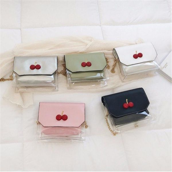 cute transparent chain women's shoulder bag fashion messenger bag cherry applique handbag
cute transparent chain women's shoulder bag fashion messenger bag cherry applique handbag