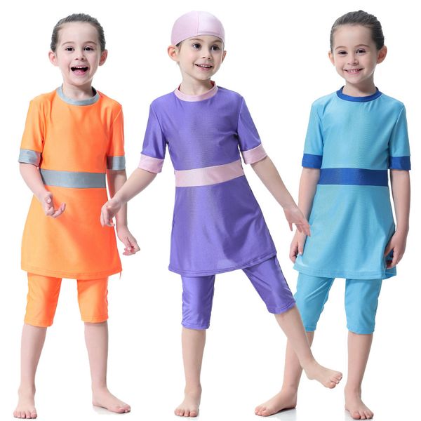 2019 half sleeve swimsuit for kids girls two pieces with shorts swimwear modest beach bathing suit dropshipping,cap
2019 half sleeve swimsuit for kids girls two pieces with shorts swimwear modest beach bathing suit dropshipping,cap