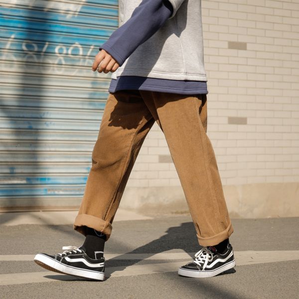 winter corduroy pants men's fashion solid color retro cotton casual pants men streetwear hip hop loose straight trousers mens, Black
winter corduroy pants men's fashion solid color retro cotton casual pants men streetwear hip hop loose straight trousers mens, Black