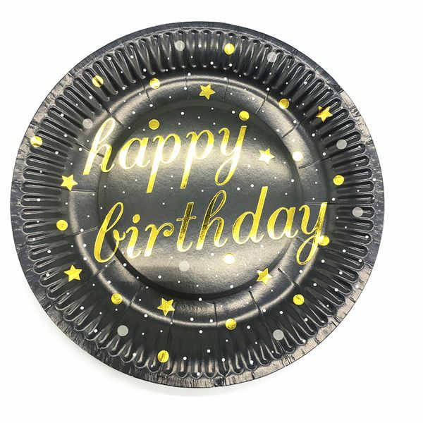 10pcs/pack black happy birthday party decorations letter theme disposable paper plates happy birthday letter theme paper plates
10pcs/pack black happy birthday party decorations letter theme disposable paper plates happy birthday letter theme paper plates