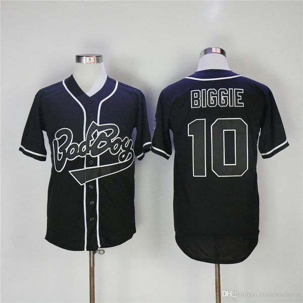 mens the notorious b.i.g. movie bad boy #10 biggie smalls black white stitched baseball film buttons jerseys size s-3xl
mens the notorious b.i.g. movie bad boy #10 biggie smalls black white stitched baseball film buttons jerseys size s-3xl