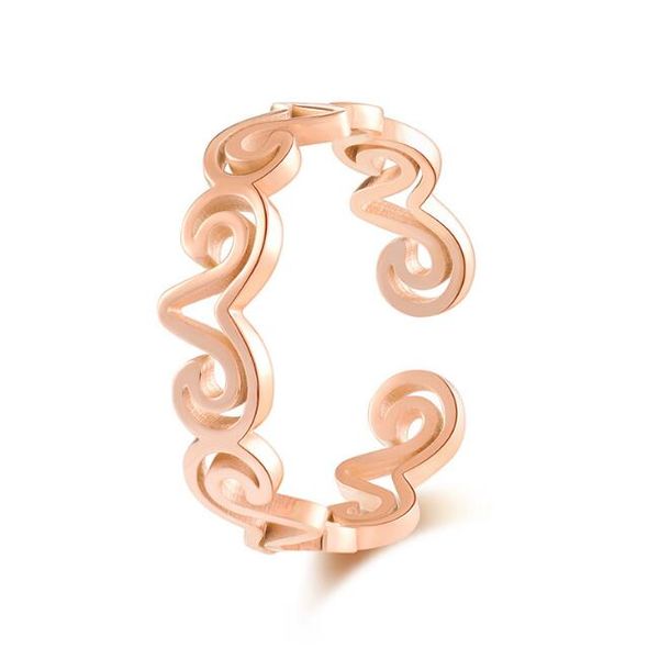 fashion 316 stainless steel ocean waves expandable ring titanium steel laser cutting sheep horn open ring high polished ip rose gold plated
fashion 316 stainless steel ocean waves expandable ring titanium steel laser cutting sheep horn open ring high polished ip rose gold plated