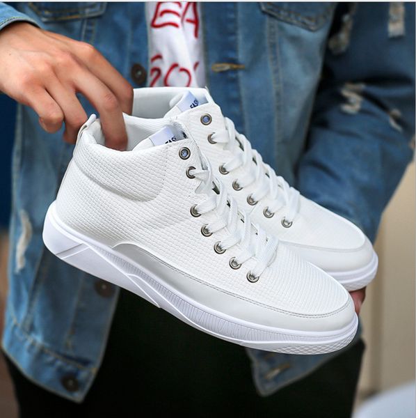 кроссовки мужчины повседневная обувь мужчины кожаные кроссовки high top черный черный белый квартиры zapatos mujer chaussure homme обувь, Black
кроссовки мужчины повседневная обувь мужчины кожаные кроссовки high top черный черный белый квартиры zapatos mujer chaussure homme обувь, Black