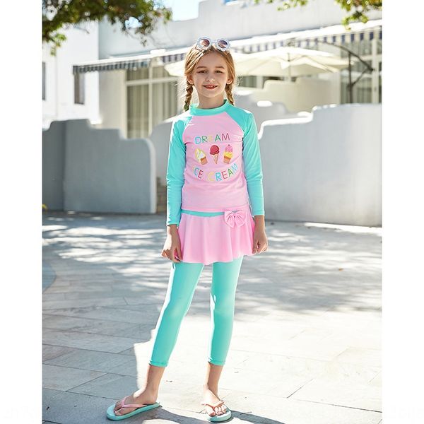 2019 cartoon long-sleeved warm trousers split girl children's dress sunscreen swimsuit spring warm swimsuit, White;black
2019 cartoon long-sleeved warm trousers split girl children's dress sunscreen swimsuit spring warm swimsuit, White;black