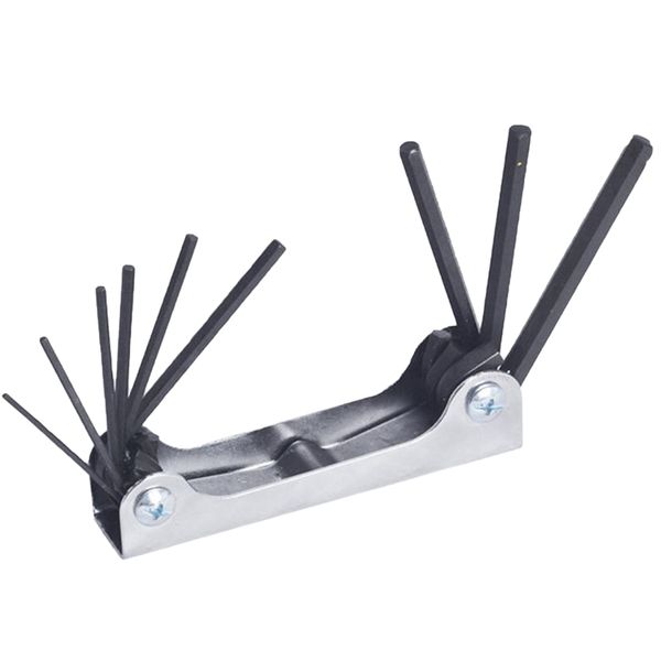 folding hexagon key set inch wrench, nine key, aluminum alloy folding wrench hex wrench
folding hexagon key set inch wrench, nine key, aluminum alloy folding wrench hex wrench