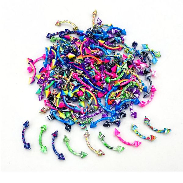 10pcs/set stainless steel painted eyebrow nails awl anti allergy ear bone nails barbell lip nails tongue pin button rings body piercing gift, Black
10pcs/set stainless steel painted eyebrow nails awl anti allergy ear bone nails barbell lip nails tongue pin button rings body piercing gift, Black