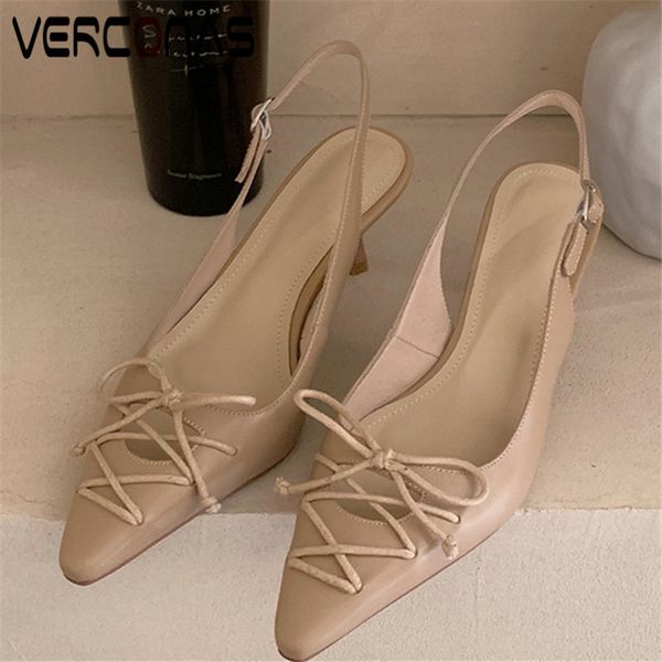 verconas new arrival woman sandals cow leather woman pumps summer cross-tied butterfly knot pointed toe thin heels shoes, Black
verconas new arrival woman sandals cow leather woman pumps summer cross-tied butterfly knot pointed toe thin heels shoes, Black