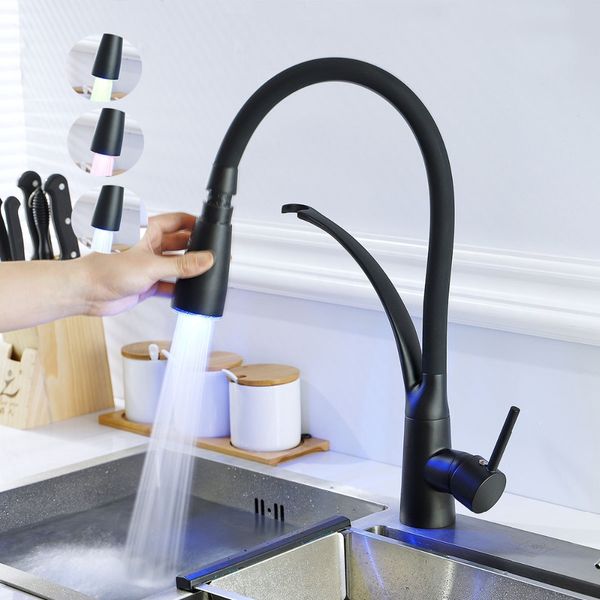black led kitchen faucets 360 degree rotation water filter tap water faucets solid brass sink tap mixer led faucet
black led kitchen faucets 360 degree rotation water filter tap water faucets solid brass sink tap mixer led faucet
