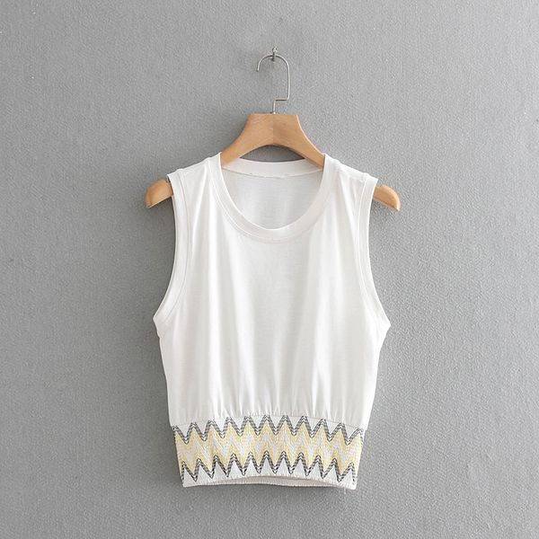 women 2020 fashion casual patchwork t-shirts girls lady summer sleeveless print elastic o-neck female white streetwear vest
women 2020 fashion casual patchwork t-shirts girls lady summer sleeveless print elastic o-neck female white streetwear vest