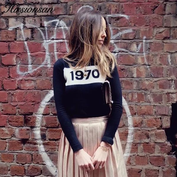 hirsionsan sweater women 2019 autumn winter 1970 letters knitted women sweaters and pullovers casual jumper black pull femme, White;black
hirsionsan sweater women 2019 autumn winter 1970 letters knitted women sweaters and pullovers casual jumper black pull femme, White;black