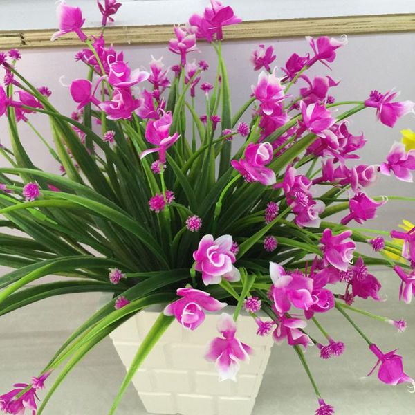 decorative flowers & wreaths 1 bunch 21head fake flower artificial with leaf wedding decoration simulation phalaenopsis home decor
decorative flowers & wreaths 1 bunch 21head fake flower artificial with leaf wedding decoration simulation phalaenopsis home decor