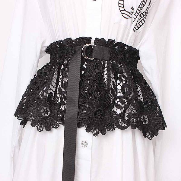 2020 new spring summer elegant women black/white lace peplum belt wide bukle waistband women waist skirt, Black;brown
2020 new spring summer elegant women black/white lace peplum belt wide bukle waistband women waist skirt, Black;brown