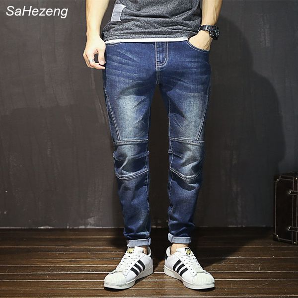 plus size 46 48 men jeans pockets harem pants jeans casual loose men ripped denim pants trousers mj3, Blue
plus size 46 48 men jeans pockets harem pants jeans casual loose men ripped denim pants trousers mj3, Blue