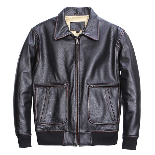 men's leather & faux 2021 vintage black men american pilot jacket plus size xxxl genuine cowhide autumn coat
men's leather & faux 2021 vintage black men american pilot jacket plus size xxxl genuine cowhide autumn coat