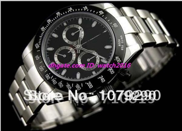 luxury watch eta 7750 movement 116520 black dial 40mm automatic chronograph mens men's fashion watch watches
luxury watch eta 7750 movement 116520 black dial 40mm automatic chronograph mens men's fashion watch watches