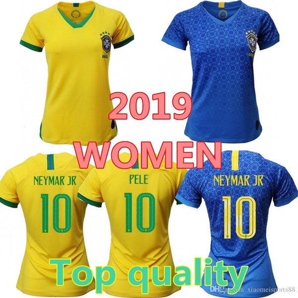 brazil 2019 women soccer jersey home away girls jesus coutinho marcelo brasil female football shirts thailand quality camisa de futebol, Black;yellow
brazil 2019 women soccer jersey home away girls jesus coutinho marcelo brasil female football shirts thailand quality camisa de futebol, Black;yellow