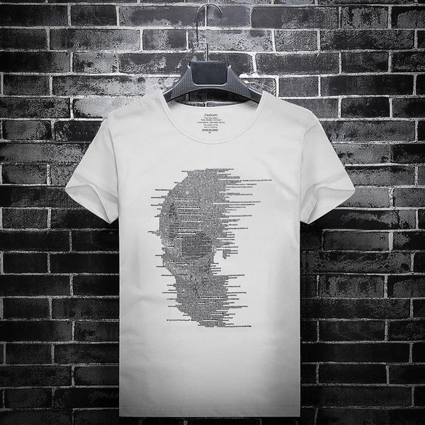 skull rhinestone t-shirt short-sleeved men 2020 summer men's tide brand round neck half-sleeved social guy plus size s-7xl, White;black
skull rhinestone t-shirt short-sleeved men 2020 summer men's tide brand round neck half-sleeved social guy plus size s-7xl, White;black