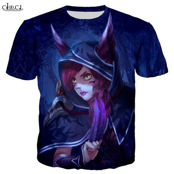 2020 new style game league of legends t shirt men women 3d print hero skin xayah short sleeve fashion streetwear, White;black
2020 new style game league of legends t shirt men women 3d print hero skin xayah short sleeve fashion streetwear, White;black
