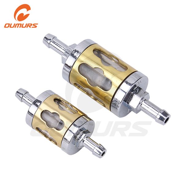 oumurs motorcycle aluminum metal gas fuel filter gold glass fits 8mm 1/4'' inline universal hose filters for atv utv
oumurs motorcycle aluminum metal gas fuel filter gold glass fits 8mm 1/4'' inline universal hose filters for atv utv