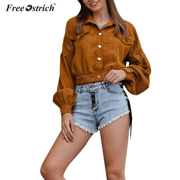 ostrich 2019 jackets women button turn-down collar solid long sleeve vintage jacket loose autumn coat n30, Black;brown
ostrich 2019 jackets women button turn-down collar solid long sleeve vintage jacket loose autumn coat n30, Black;brown