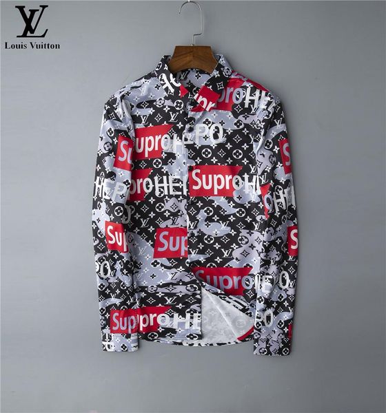 2020 men's casual print lapel slim long sleeve luxury logo shirt european and american fashion brand trend shirt -q, White;black
2020 men's casual print lapel slim long sleeve luxury logo shirt european and american fashion brand trend shirt -q, White;black