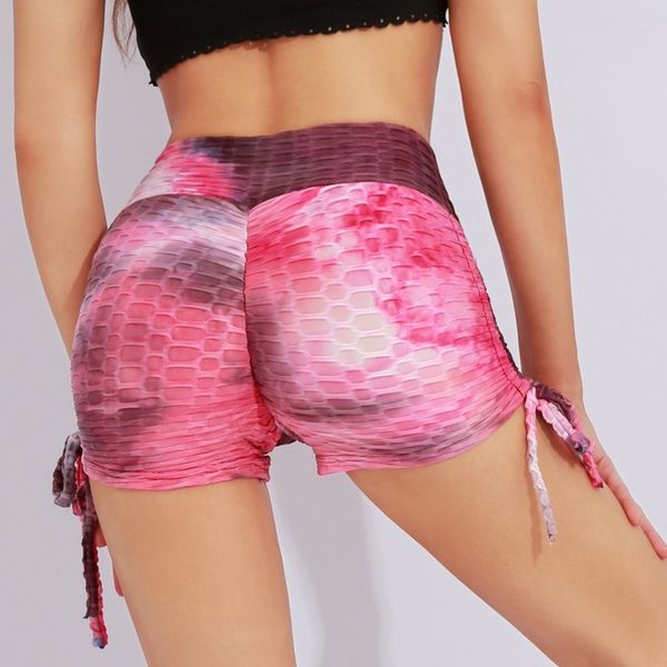 2020 tie dye professional slim high waist fitness shorts sports sweat quick dry peach hip super elastic yoga shorts female, White;red
2020 tie dye professional slim high waist fitness shorts sports sweat quick dry peach hip super elastic yoga shorts female, White;red