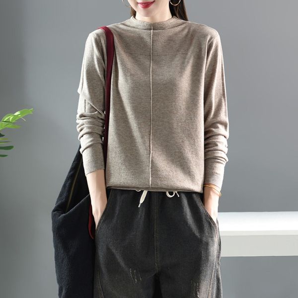 autumn sweater retro women knitting slim-type slim-type 2019 new ladies o-neck long-sleeved casual sweater solid color, White;black
autumn sweater retro women knitting slim-type slim-type 2019 new ladies o-neck long-sleeved casual sweater solid color, White;black
