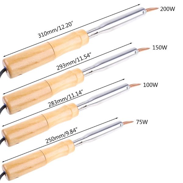 electric soldering iron 75w 100w 150w 200w soldering iron chisel tip wood handle 35ed
electric soldering iron 75w 100w 150w 200w soldering iron chisel tip wood handle 35ed