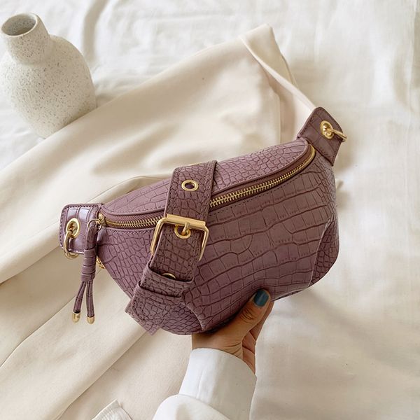 crocodile pattern pu leather crossbody bags for women 2020 shoulder handbags female travel purple chest bag
crocodile pattern pu leather crossbody bags for women 2020 shoulder handbags female travel purple chest bag