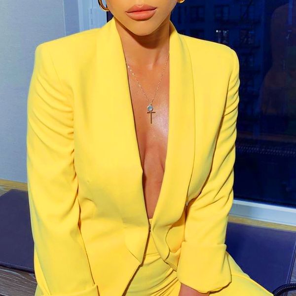 temperament women's sets suit autumn fashion office and pant suit up 2 piece set outfits suit v neck blazer, White
temperament women's sets suit autumn fashion office and pant suit up 2 piece set outfits suit v neck blazer, White
