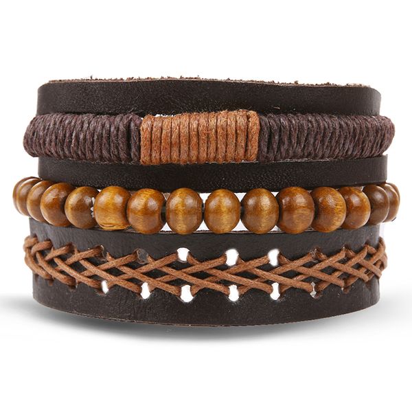 ifmia fashion brown handmade wood bead multilayer leather bracelet bangles men male braided wrap bracelets jewelry pulsera new, Golden;silver
ifmia fashion brown handmade wood bead multilayer leather bracelet bangles men male braided wrap bracelets jewelry pulsera new, Golden;silver